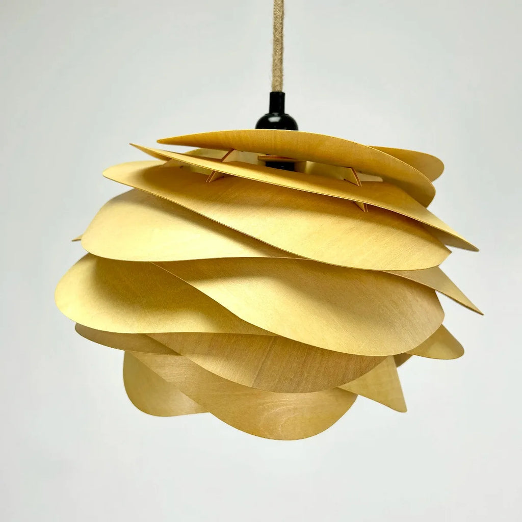 Petal Wood Pendant Light