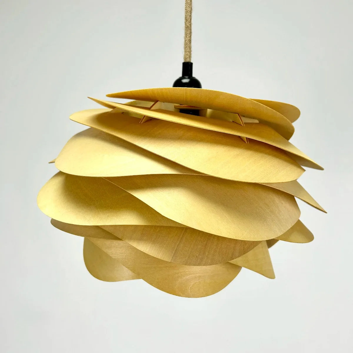 Petal Wood Pendant Light