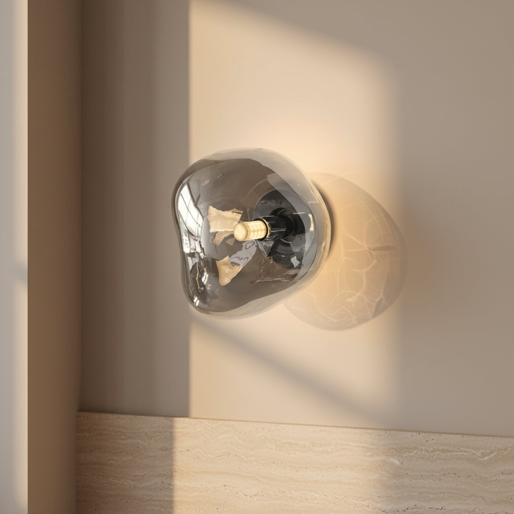 Molten Glass Sconce