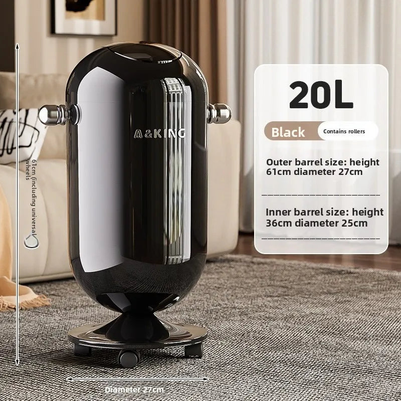 Swing-Lid Waste Bin