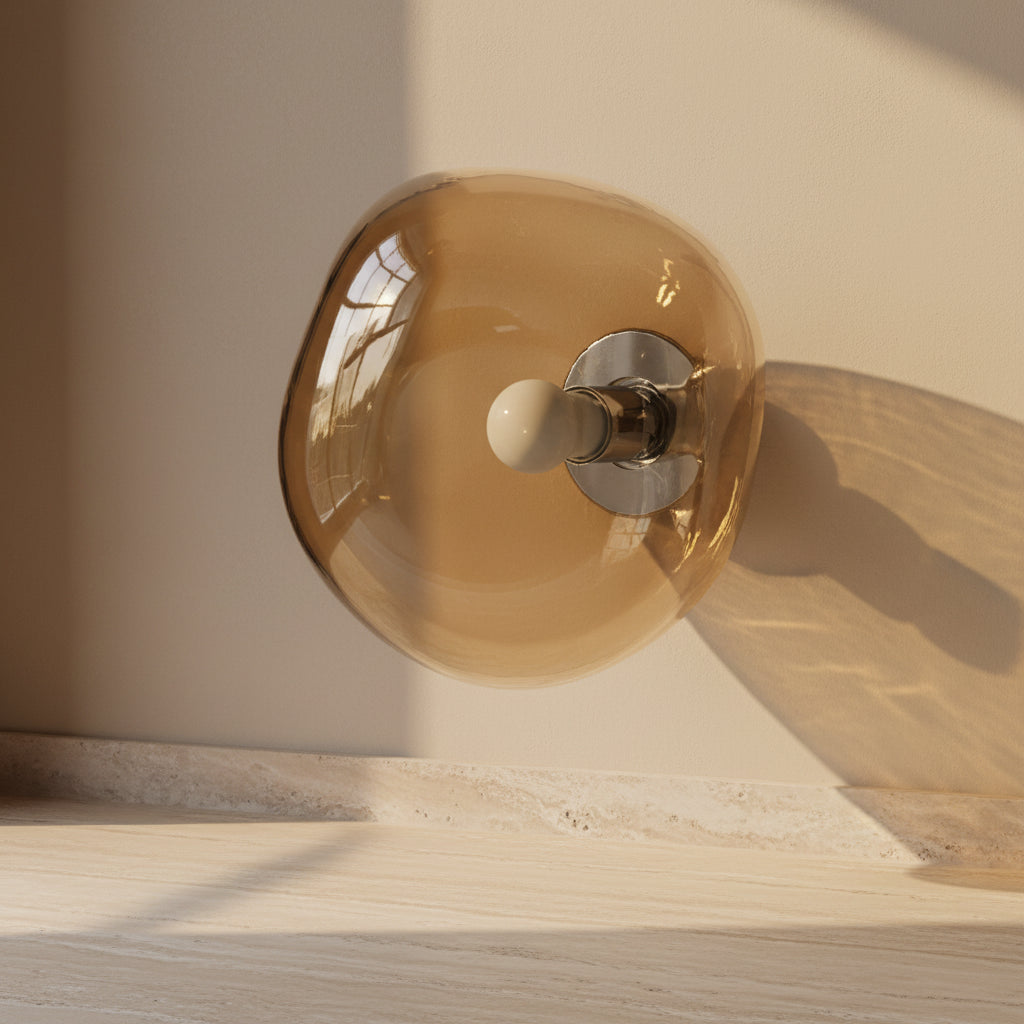 Molten Glass Sconce
