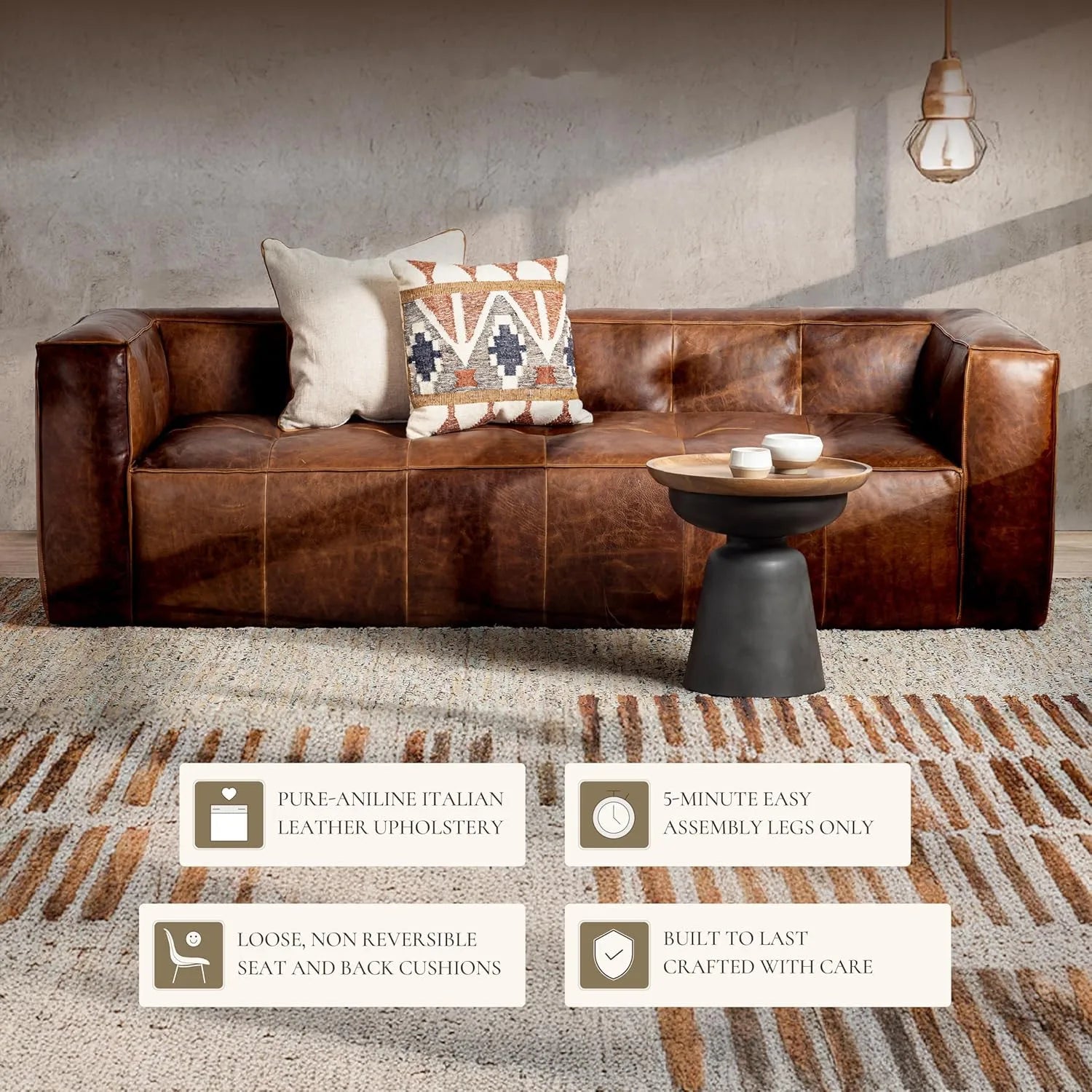 Genuine Leather Sofa