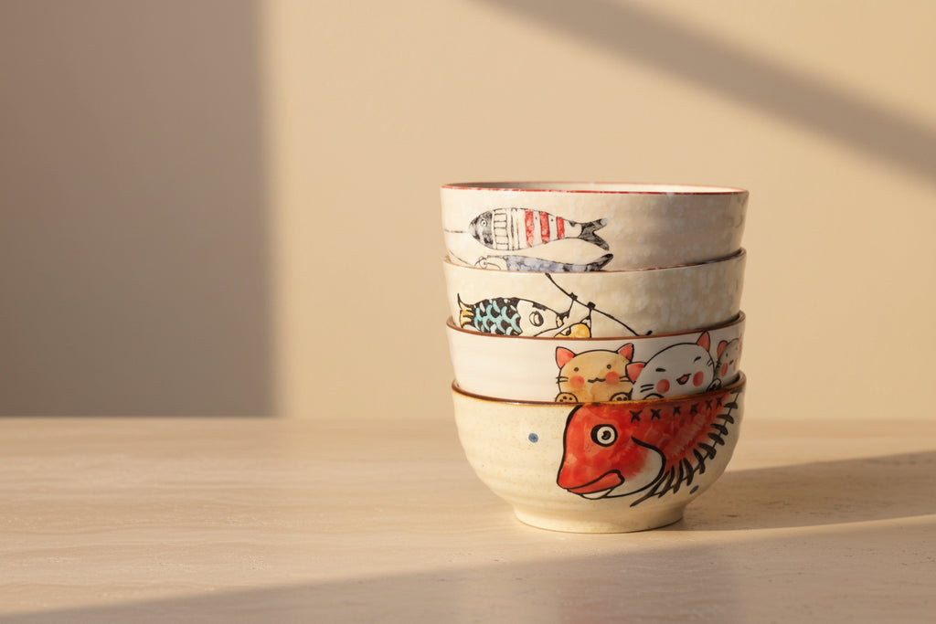 Glazed Porcelain Serving Bowl