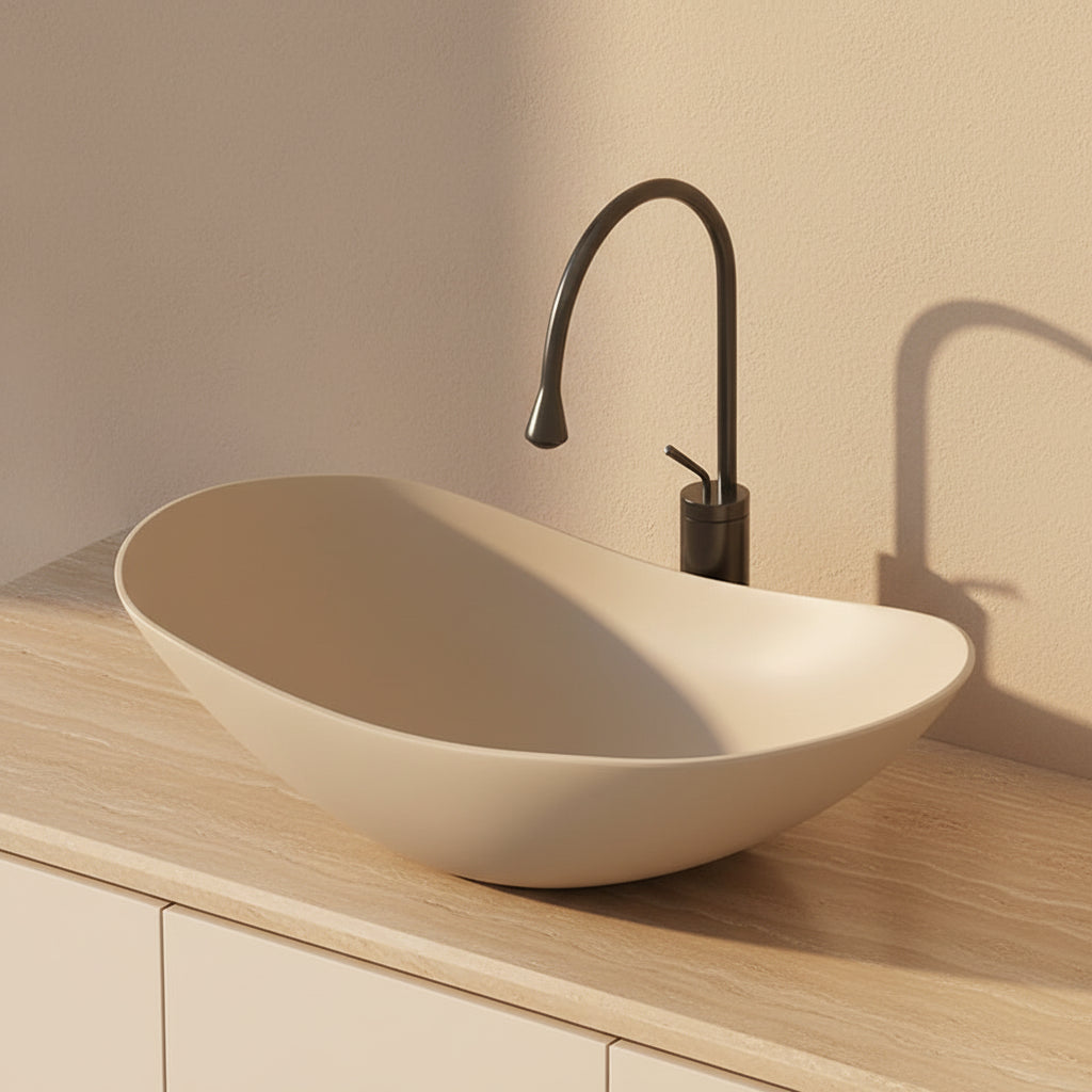 Colored Ceramic Countertop Basin