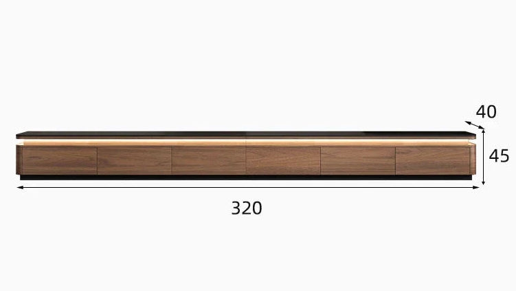 Stone Top Media Console