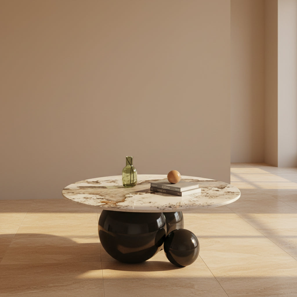 Round Metal Table Set