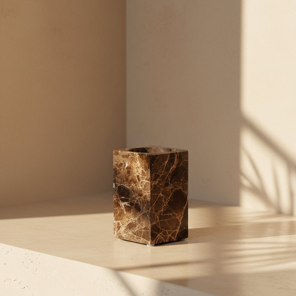 Marble Toothbrush Holder