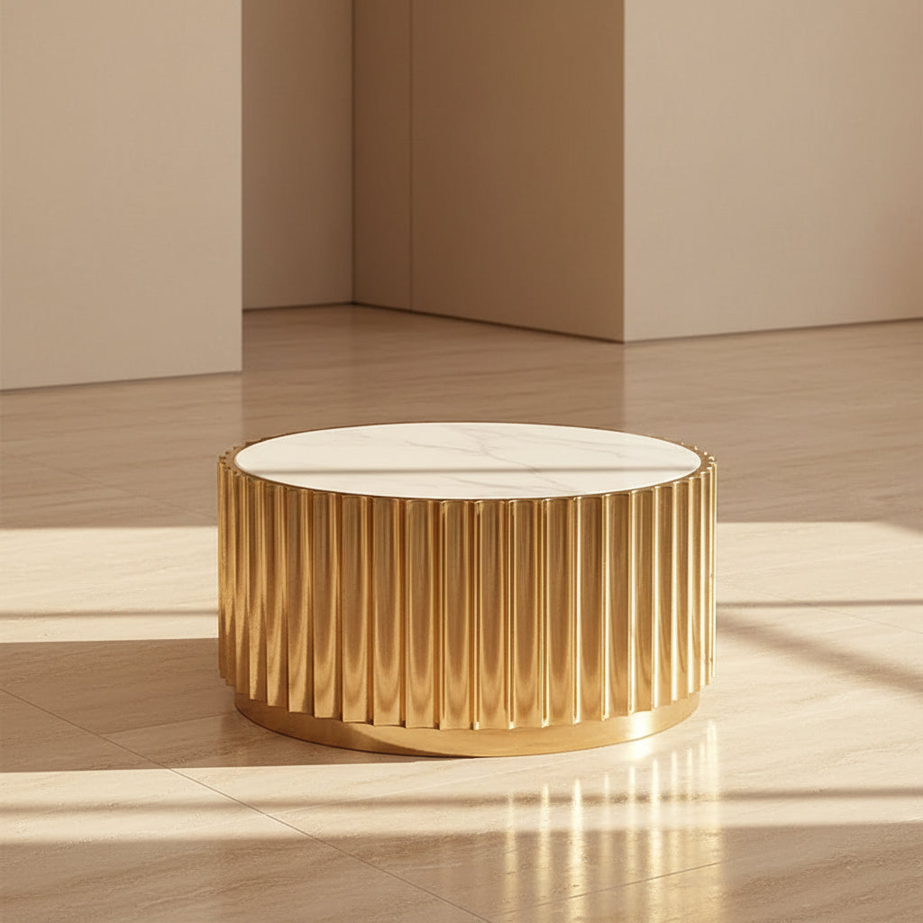 Marble Stainless Coffee Table