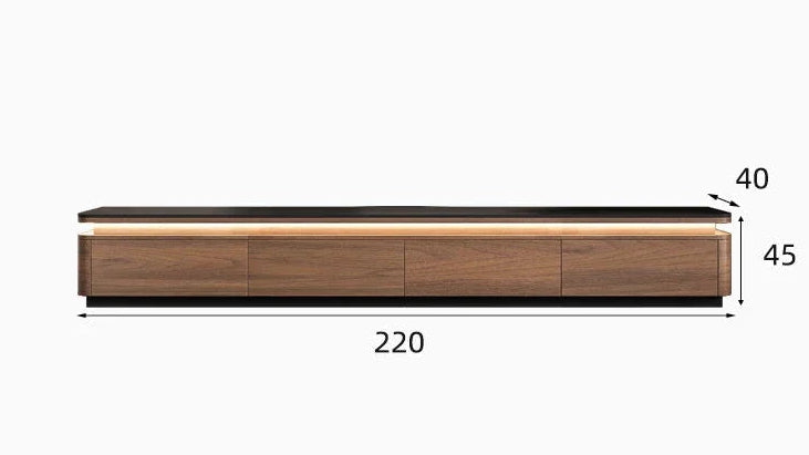 Stone Top Media Console
