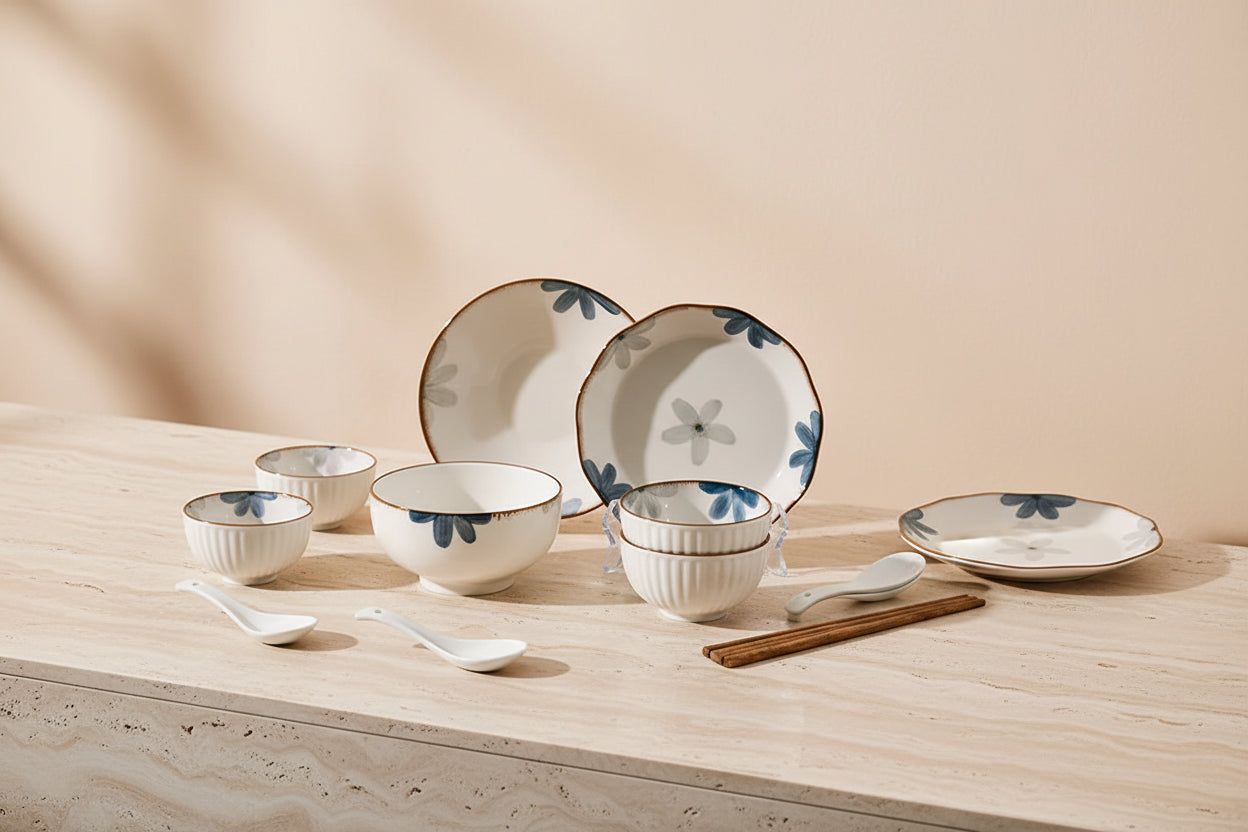 Ceramic Dining Set for Six