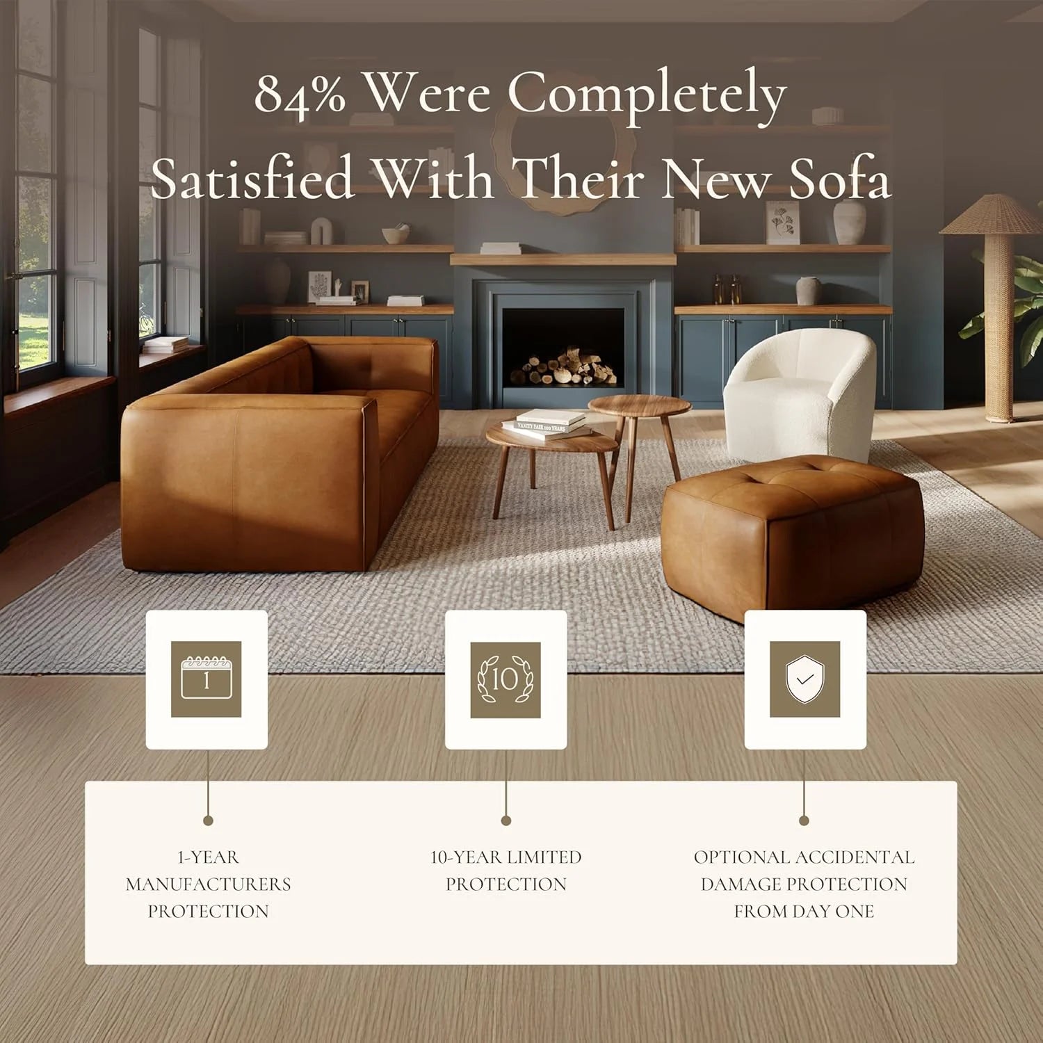 Genuine Leather Sofa