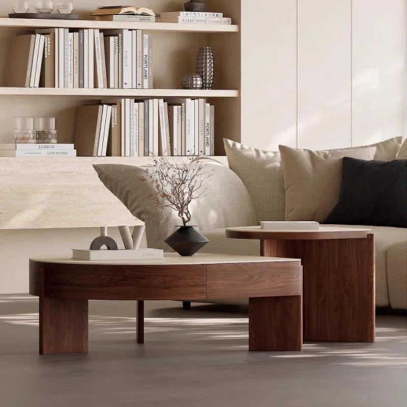 Stone Top Coffee Table