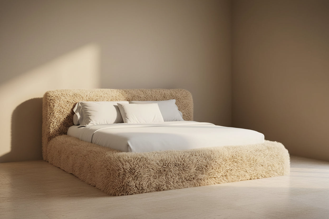Faux Fur Sofa Bed Frame