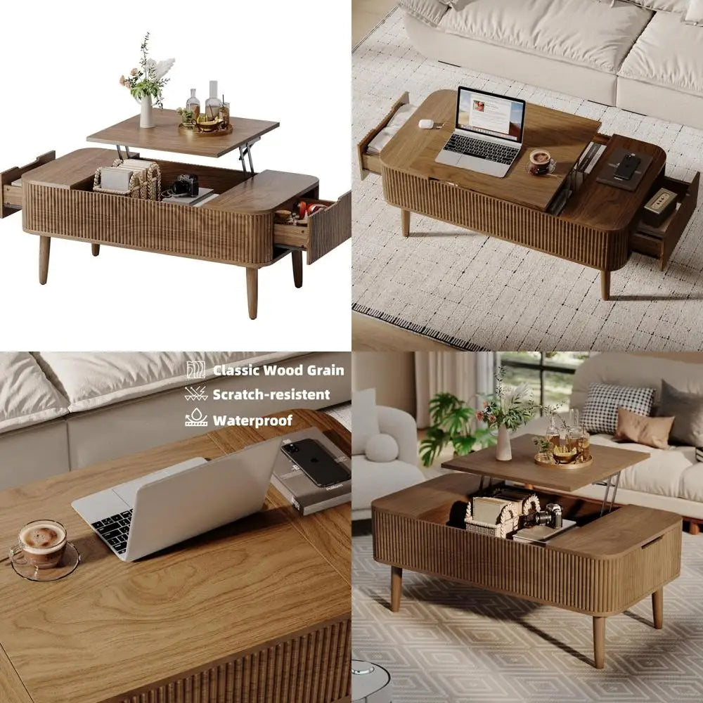 Fluted Lift Table