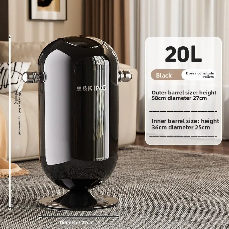 Swing-Lid Waste Bin