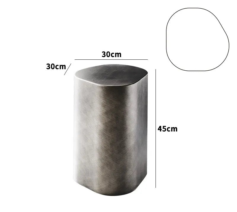 Steel Accent Side Table