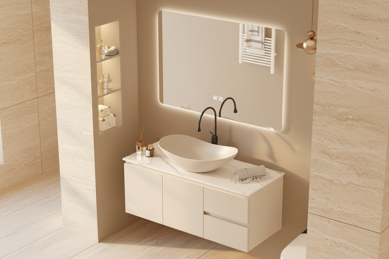 Colored Ceramic Countertop Basin