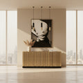 Gold Steel Entrance Console