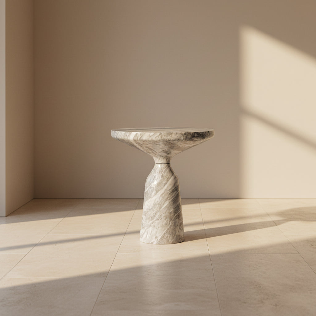 Sculptural Round Table
