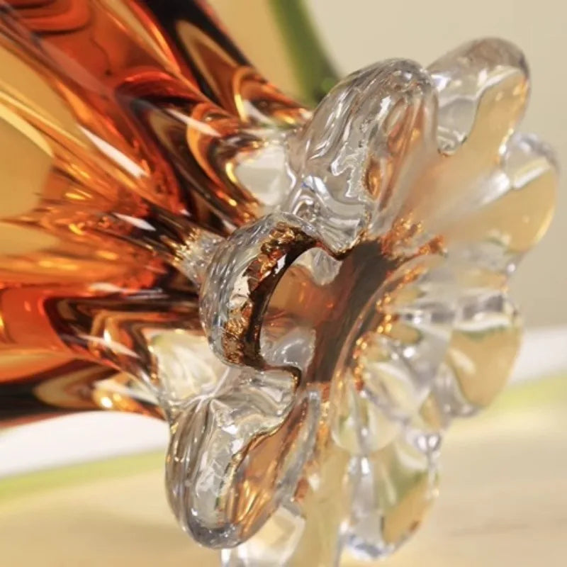 Coloured Glass Decorative Tray