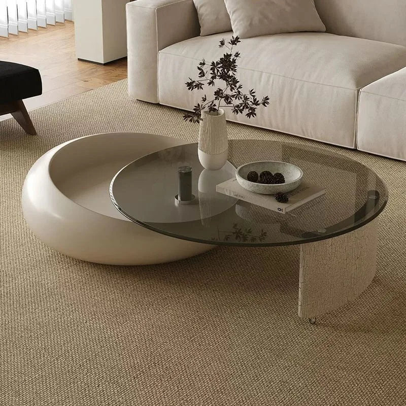Rotating Storage Coffee Table