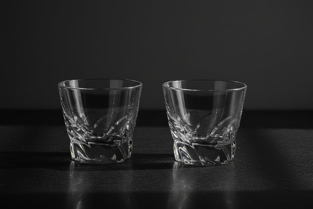 Engraved Crystal Glass Set