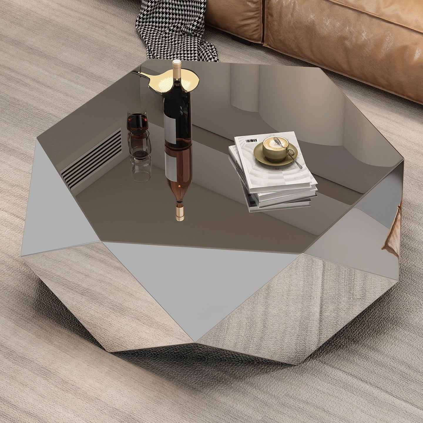 Stainless Steel Statement Table