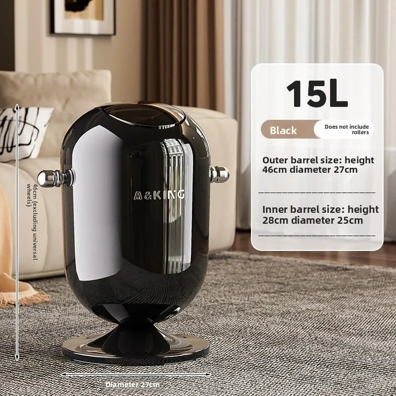 Swing-Lid Waste Bin