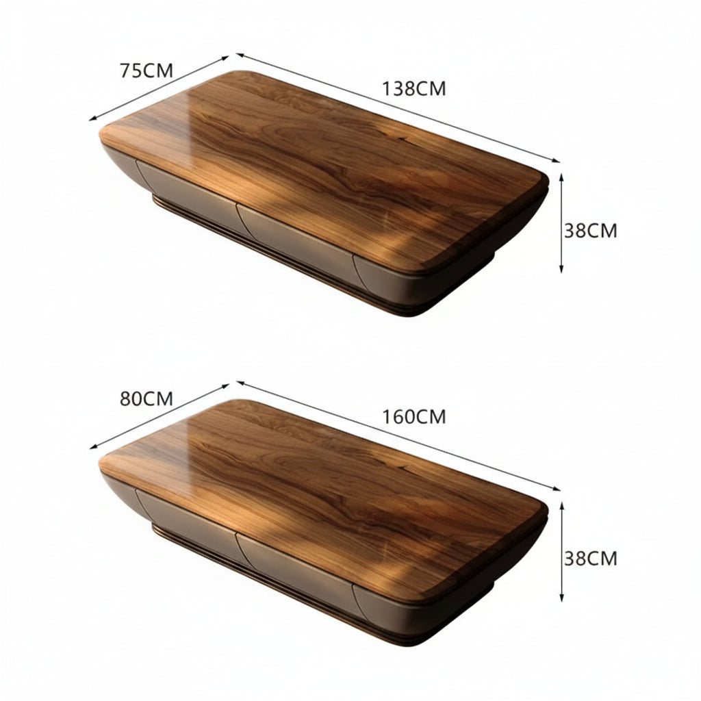 Walnut Rectangular Coffee Table