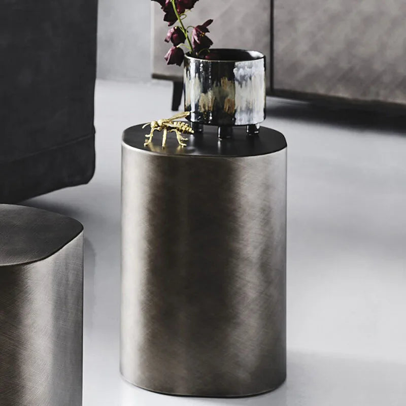 Steel Accent Side Table