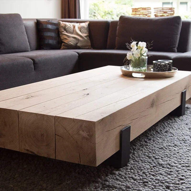 Pine Finish Rectangular Table