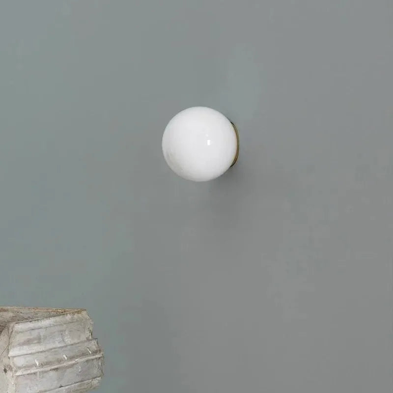 Marble Ball Copper Wall Sconce