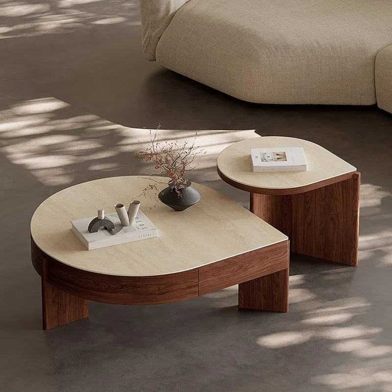 Stone Top Coffee Table