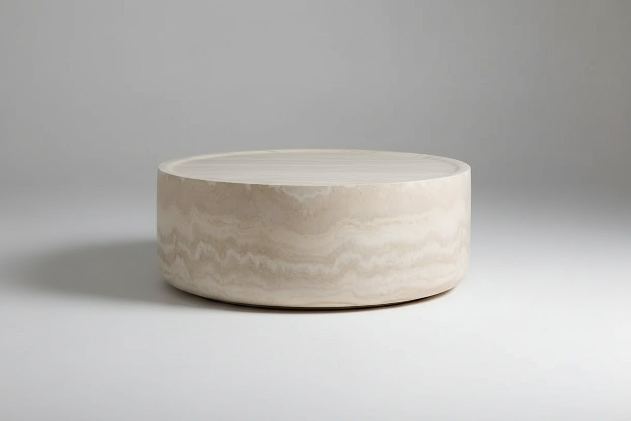 Round Drum Centre Table