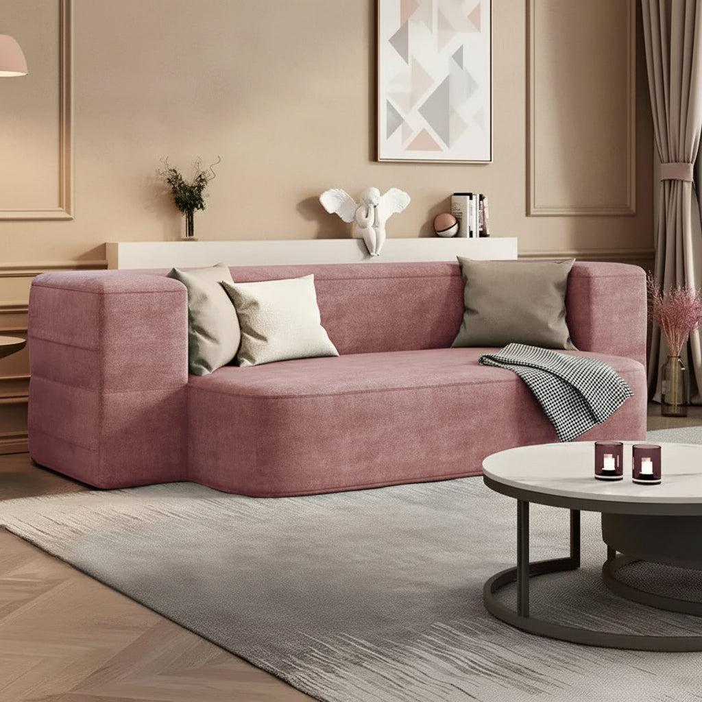 Chenille Floor Sofa Bed