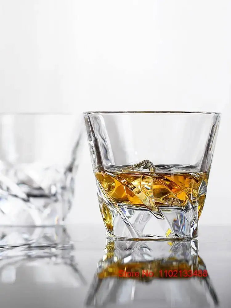 Engraved Crystal Glass Set