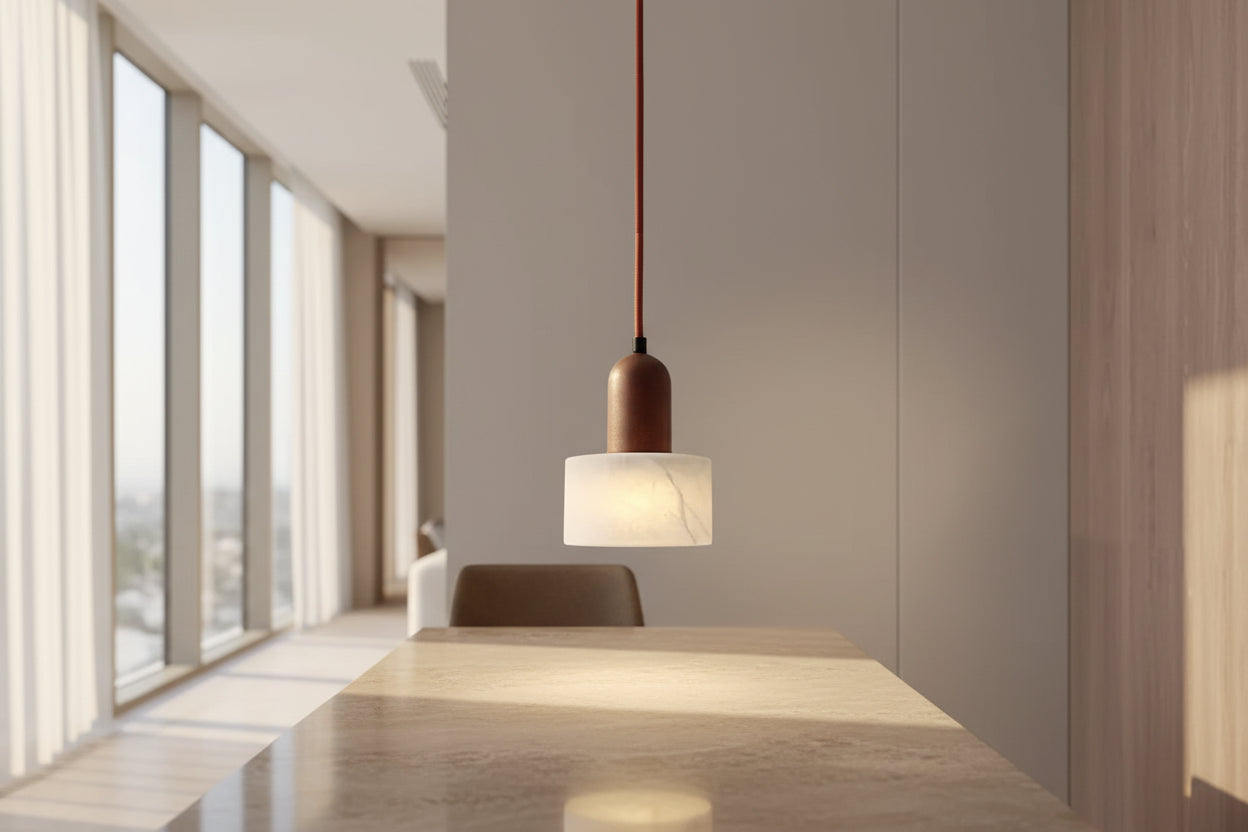 White Stone Pendant