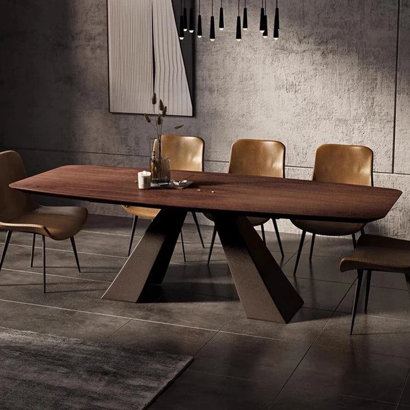Stone Base Dining Table