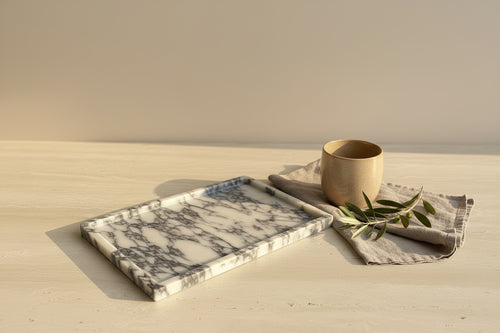 Carved Marble Tray