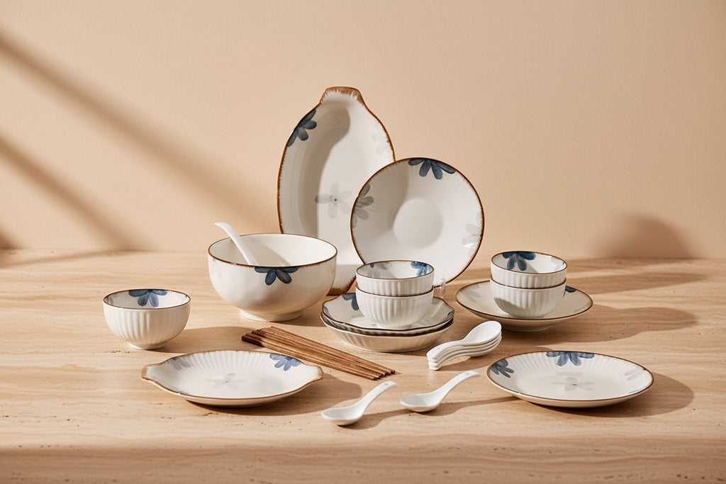 Ceramic Dining Set for Six