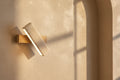 Stone & Wood Wall Sconce