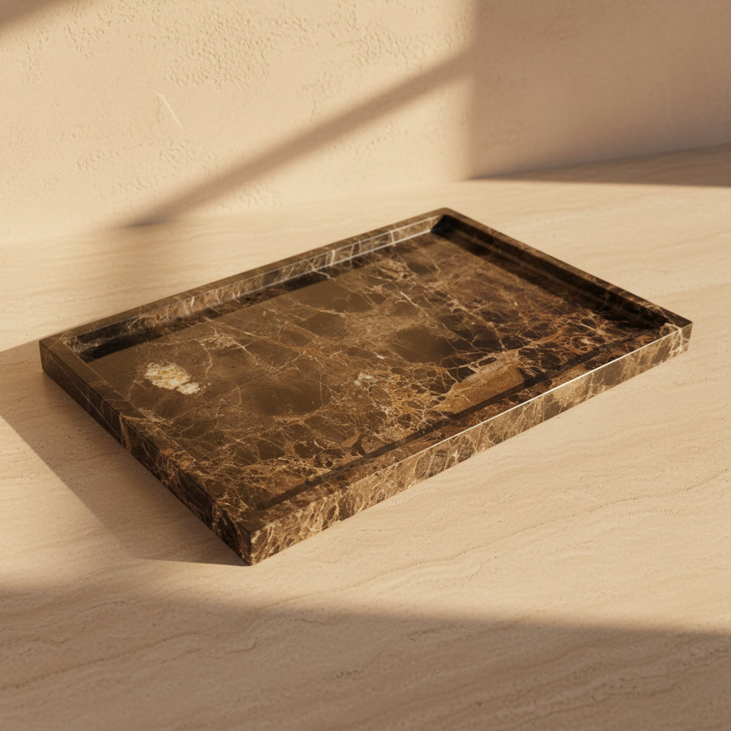 Carved Marble Tray