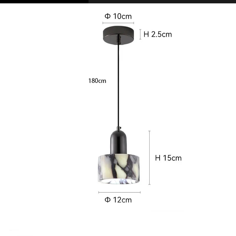 Minimalist Marble Pendant