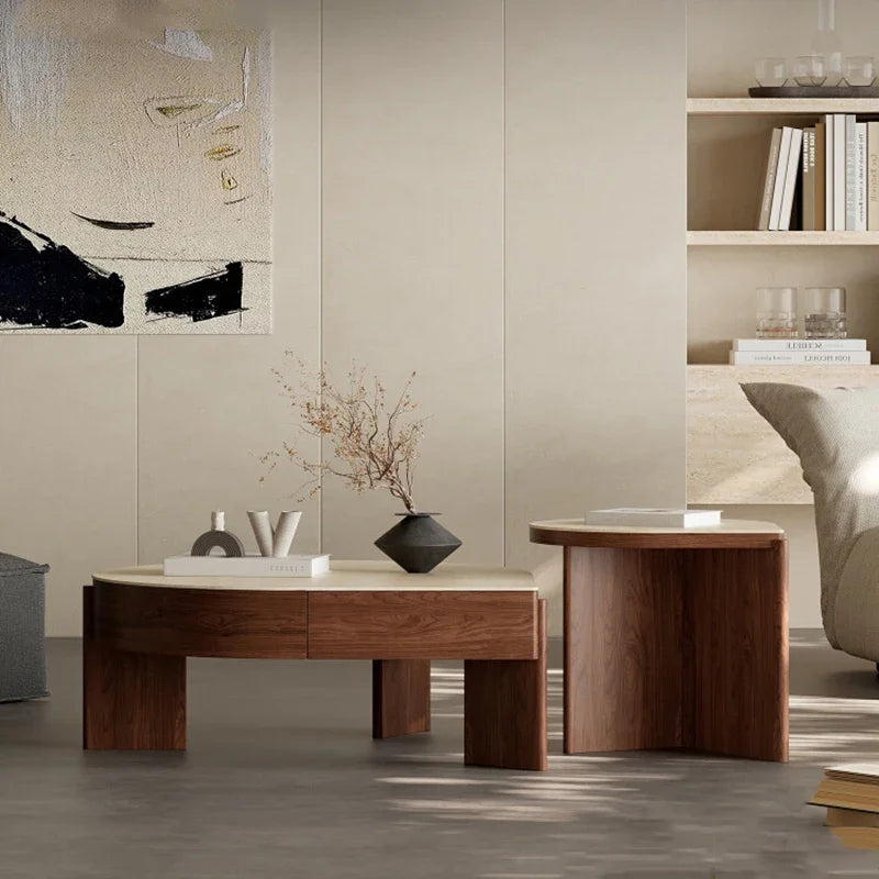 Stone Top Coffee Table